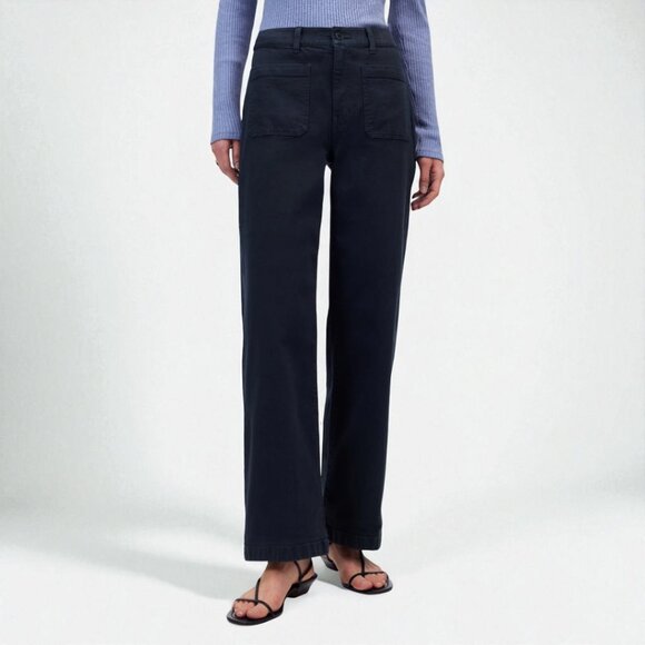 Madewell The Petite Emmett Wide-Leg Pant: Patch Pocket Edition Size 28 Petite - Picture 2 of 14